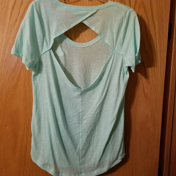 PINK Victoria's Secret Tops - NWT PINK Open Back Tee